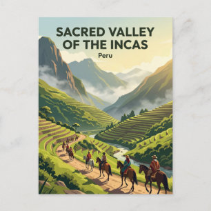 Cartão Postal Vale Sagrado dos Incas Peru
