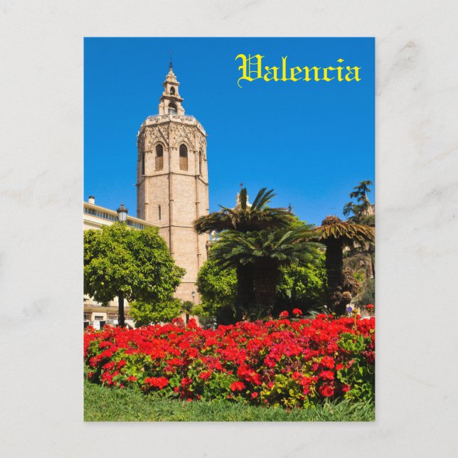 Cartão Postal Valencia (Frente)
