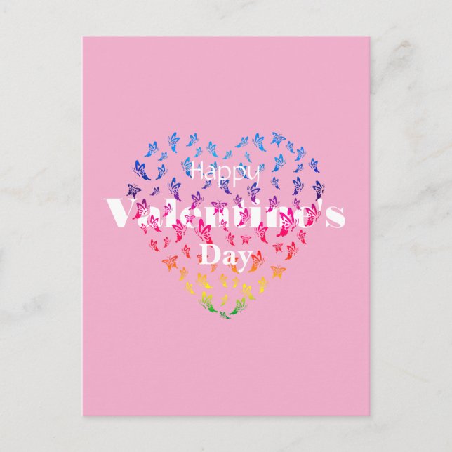 Cartão Postal Valentine (Frente)