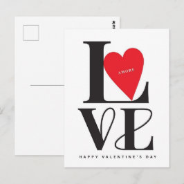 Cartão Postal Valentine's Day  Be Mine Valentine's Day Card
