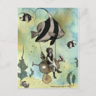 Cartão Postal Valenzia e seu Angelfish Racer