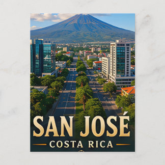 Cartão Postal Vales Verdes de San José e Beleza Costarriquenha