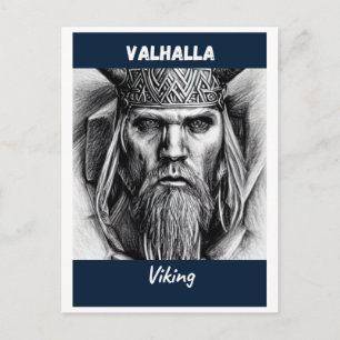 Cartão Postal Valhalla Viking