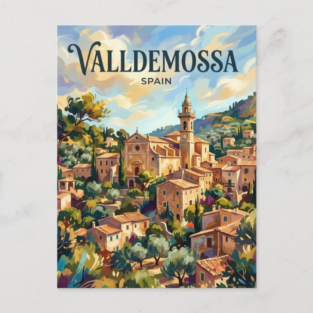 Cartão Postal Valldemossa Espanha (Frente)