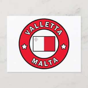 Cartão Postal Valletta Malta