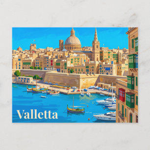 Cartão Postal Valletta Malta