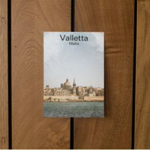 Cartão Postal Valletta Malta Mediterrâneo