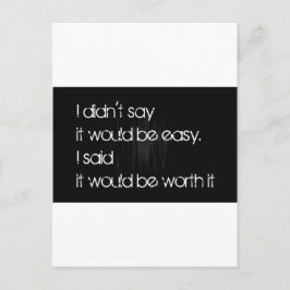 Cartão Postal Valor ele