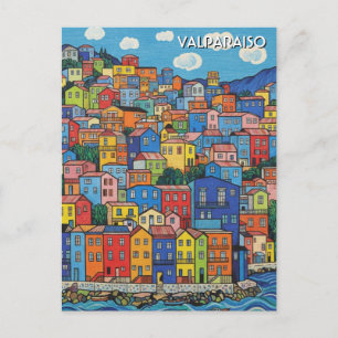 Cartão Postal Valparaíso Chile