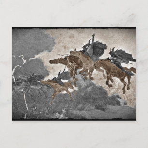 Cartão Postal Valquírias na Tempestade