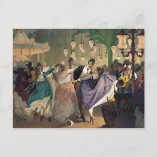 Cartão Postal Valsa no Bal Mabille