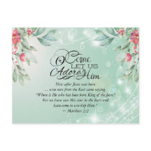 Vamos Adorá-lo Mateus 2:2 Natal Bíblia