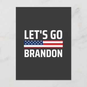 Cartão Postal vamos brandon chant joe biden, vamos fazer soutien