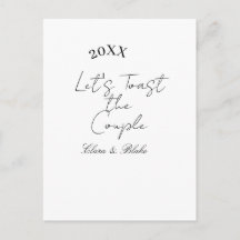 Vamos brindar ao casal noivado festa de casamento 