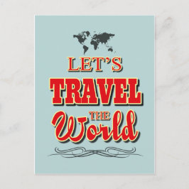 Cartão Postal Vamos do mundo