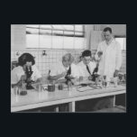 Cartão Postal Vamos Do Science - Vintage Photo<br><div class="desc">Da nossa coleção de cartões postais Giant, cartões de posto de vintage e retrô em cores e preto e branco, com exemplos de humor engraçado, cenários e paisagens, carros velhos, caminhões velhos, pontes, meninas em maiôs e homens velhos em maiôs, parques de diversão, aviões e aviões da WWI e WWII,...</div>