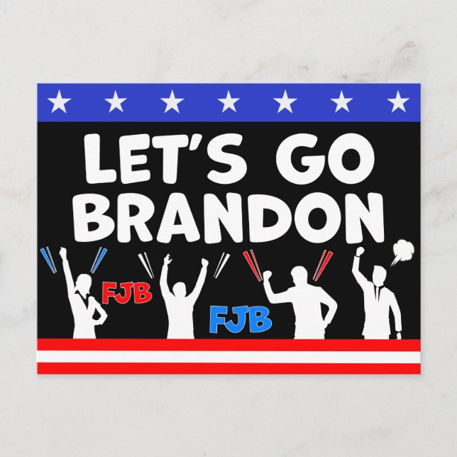 Cartão Postal Vamos Go Brandon (Frente)