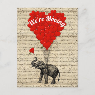 Cartão Postal Vamos mudar de casa