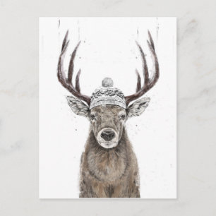 Cartão Postal Vamos para fora