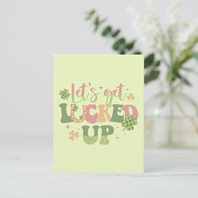 Cartão Postal Vamos Sente-Se (Em pé/Frente)