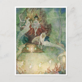 Cartão Postal Vamos ser Sereias Juntas por Dorothy Lathrop