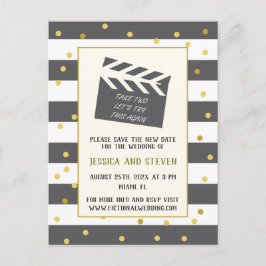 Cartão Postal Vamos tenta esta atualização engraçada do casament