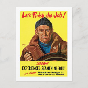 Cartão Postal Vamos Termine O Trabalho!