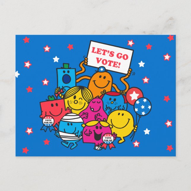Cartão Postal Vamos Vai Votar! (Frente)