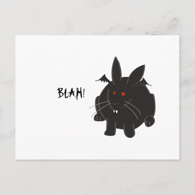 Cartão Postal Vampire Bunneh (Frente)