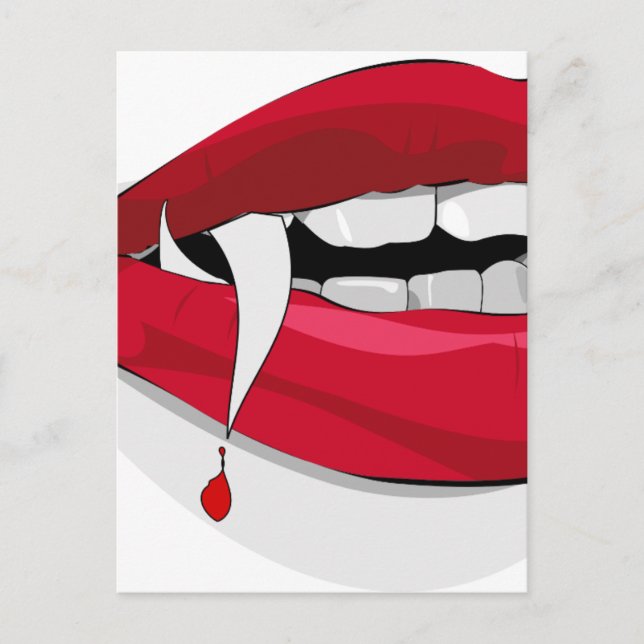 Cartão Postal vampiro (Frente)