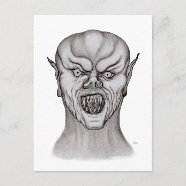 Cartão Postal Vampiro (Frente)