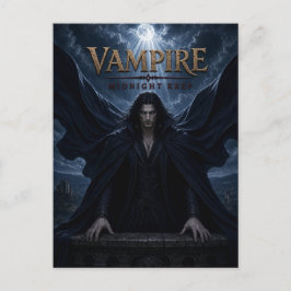 Cartão Postal Vampiro Midnight Keep Dark Cinema