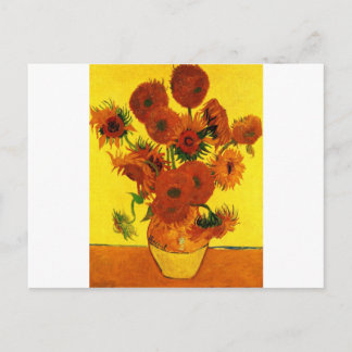 Cartão Postal Van Gogh 15 Girassóis