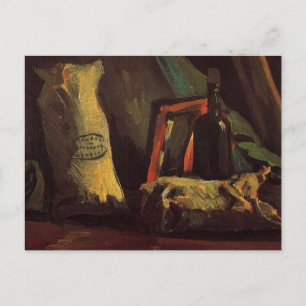 Cartão Postal Van Gogh 2 Sacks e Garrafa, Vintage still life