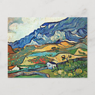 Cartão Postal Van Gogh - A paisagem da montanha Les Alpilles