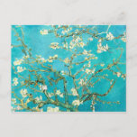 Cartão Postal Van Gogh Almond Blossoms<br><div class="desc">"van gogh",  vincent,  "almond blossoms",  flores,  famosas,  pintura,  vintage,  arte,  floral,  azul</div>