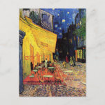Cartão Postal Van Gogh Cafe Terrace À Noite<br><div class="desc">Van Gogh Cafe Terrace À Noite</div>