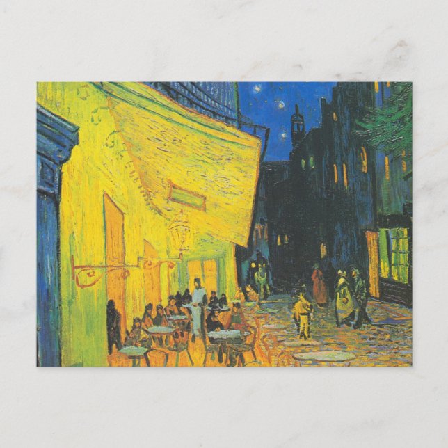 Cartão Postal Van Gogh Cafe Terrace Street Scene (Frente)