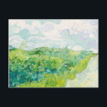 Cartão Postal Van Gogh. Campos de Trigo Verde Auvers. Impression<br><div class="desc">Cartaz de Van Gogh "Green Wheat Fields,  Auvers".</div>
