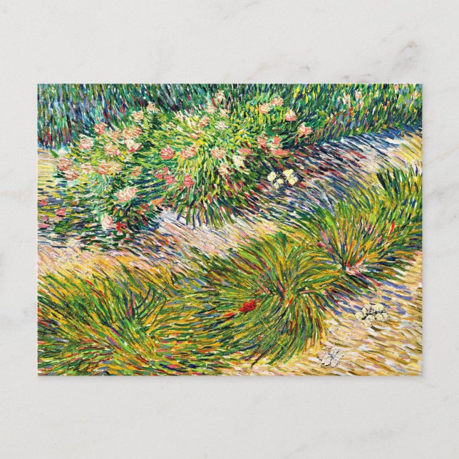 Cartão Postal Van Gogh - Canto com Borboletas (Frente)