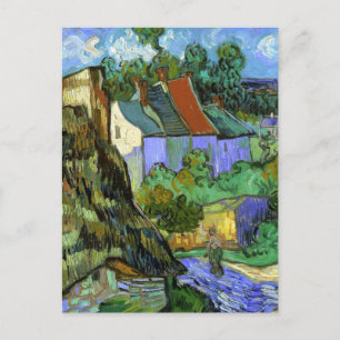 Cartão Postal Van Gogh - Casas em Auvers, 1890,