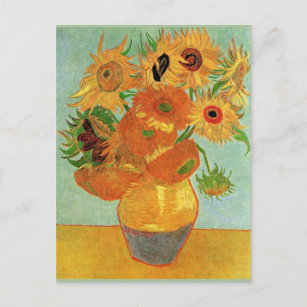 Cartão Postal Van Gogh - Doze Girassóis