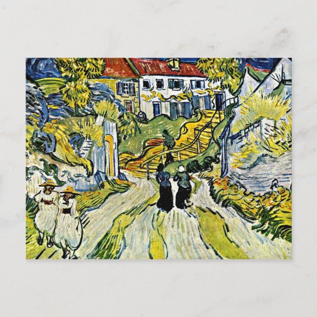 Cartão Postal Van Gogh - Escada de Auvers (Frente)