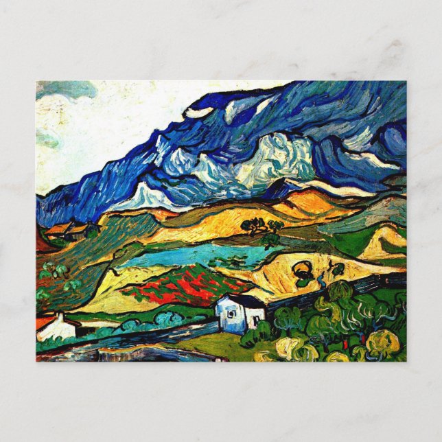 Cartão Postal Van Gogh - Les Alpilles (Frente)