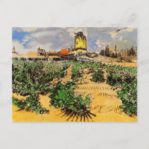 Cartão Postal Van Gogh Mill de Alphonse Daudet em Fontevielle