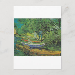 Cartão Postal Van Gogh Nature Boat Lake Destiny