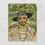 Cartão Postal Van Gogh - O Gardener (também conhecido por Jovem<br><div class="desc">A pintura de Vincent van Gogh,  o Gardener</div>