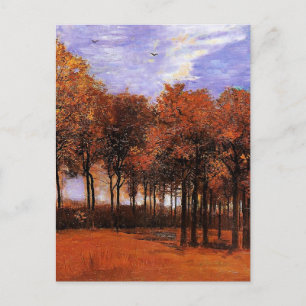 Cartão Postal Van Gogh - Paisagem de Outono,