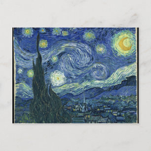 Cartão Postal Van Gogh Starry Night