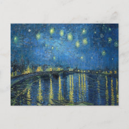 Cartão Postal Van Gogh Starry Night Over the Rhone